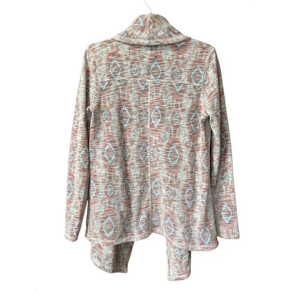 LUCKY BRAND Open Jacket Sweater Cardigan Medium Multicolor Southwestern Boho EUC - Picture 14 of 15